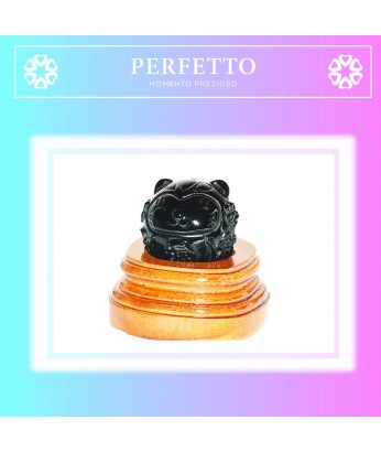 BLACK OBSIDIAN PROSPERITY CAT